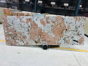 Beautiful Bhamas Ivory Pink Shade Granite Slab Modern 18-20mm Thickness Export Quality for Outdoor Staircase Villa Available - Product Image 5