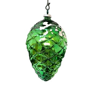 Adorno de piña de vidrio redondo personalizado, adornos navideños, accesorios para árbol de Navidad - Product Image 5