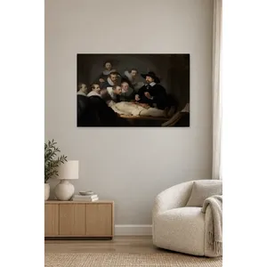 Fida Rembrandt, Le cours d'anatomie du Dr Nicolaes Tulp, impression sur toile - Product Image 1