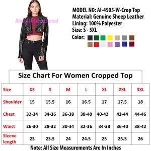 Design de mode fermeture à glissière en cuir femmes haut court col rabattu respirant hauts courts pour les femmes - Product Image 6