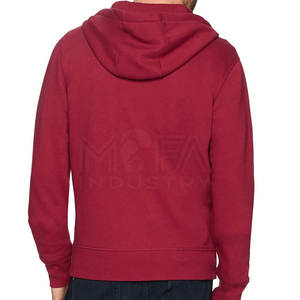 Sweat à capuche décontracté pour hommes 100% coton doux avec col à capuche OEM pour l'automne et l'hiver - Product Image 4