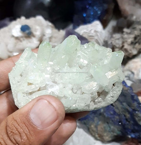 Forme de mélange multi-druzy/géode de pierres précieuses en vrac de haute qualité pour articles décoratifs pierres précieuses naturelles certifiées par IGI - Product Image 2