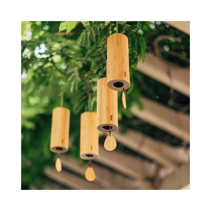 Charmants carillons éoliens en bambou: un décor éco-conscient pour une ambiance extérieure apaisante - Product Image 1