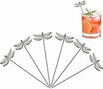 Heavy Duty Stainless Steel Olive Picks Reusable Metal Skewers Multipurpose Bar Kitchen Home Party Essentials - Product Image 2