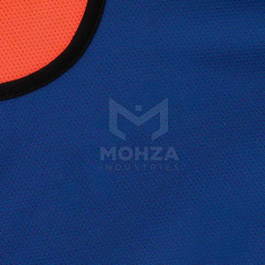 New Design Custom Logo Breathable Short Sleeve <b>Training</b> <b>Bibs</b> 100% Polyester Quick Dry Sports Wear Low Price - Product Image 4