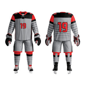 Uniforme de hockey sobre hielo por sublimación de diseño Popular 2025 Uniforme de hockey sobre hielo Juvenil de la mejor calidad recién llegado en MOQ bajo OEM PARA HOMBRES - Product Image 3
