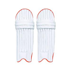 Protectores de pierna de bateo de cricket de cuero blanco Premium con la máxima protección para cada bateador - Product Image 5