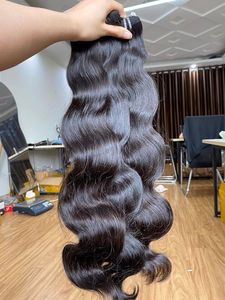 Extensions de cheveux du temple d'un donneur unique 100 grammes de trame humaine indienne droite naturelle Remy Bundle Deep Water Loose Wave Styles Chennai - Product Image 2