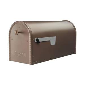 Personalizado moderno colgante Buzón de acero galvanizado Tediton Lock Durable al aire libre muebles para el hogar Artículos estilo de EE. UU. OEM ODM al por mayor - Product Image 3