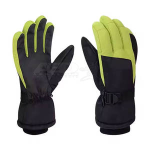 Guantes de esquí de invierno para hombre Guantes de nieve con aislamiento impermeable Uso al aire libre Guantes de esquí disponibles OEM - Product Image 5