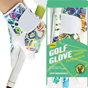 Guantes de golf de cuero Cabretta de calidad superior para mujer Logotipo personalizado Características transpirables para deportes - Product Image 4