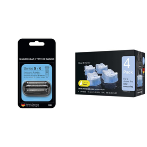 Bra de nueva generación, Afeitadora eléctrica Serie 5, cabezal de repuesto ORIGINAL, coloca fácilmente tu nuevo cabezal de afeitadora, 53B - Product Image 1