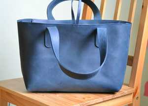 Une épaule sac à main en cuir véritable sac fourre-tout femmes mode sac à main Vintage cuir grande capacité LWTB-0160 - Product Image 4