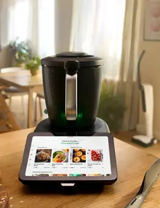 Mezcladora Eléctrica Comercial TM7 2026, Superventas, Carcasa de Acero Inoxidable, Control por Aplicación, Tazón de Trabajo de 9-12 Tazas, para el Hogar - Product Image 3