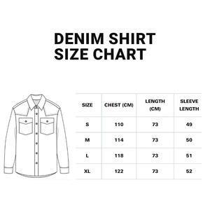 Camisa vaquera resistente para hombre hecha con tela cómoda y acabado de puntada limpia - Product Image 6