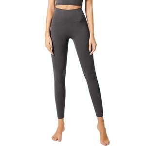 Pantalon de Yoga réversible pour femmes doux extensible évacuation de l'humidité Performance tissu imprimé motif sport entraînement femmes Leggings - Product Image 2