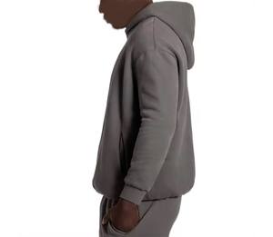Sweat à capuche imprimé 100% coton personnalisé 2026 pour hommes Vêtement d'hiver de haute qualité avec logo personnalisé - Product Image 4