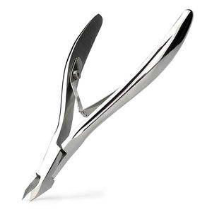 Coupe-cuticules antidérapant en acier inoxydable avec ouverture large et lame courbée - Outils de pédicure et de manucure professionnels durables - Product Image 1