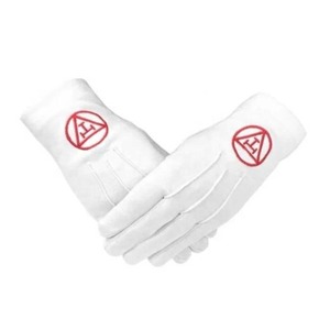 Guantes Blancos de Algodón 100% de Alta Calidad para Masón, con Logotipo Bordado Personalizado, Color Personalizado, Empaque en Caja de Regalo, MOQ Bajo, de Fábrica - Product Image 1