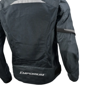 แจ็กเก็ตมอเตอร์ไซค์สำหรับผู้ชายและผู้หญิงอุปกรณ์มอเตอร์ไซค์มีแผ่นรองป้องกันระบายอากาศผ้า Cordura ช่วยเพิ่มการมองเห็นในเวลากลางคืน - Product Image 3