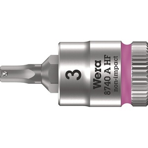 Llave de Tubo Blanca de 1/4 de Pulgada, Inserto de 3 mm, Longitud de 28 mm, Marca WERA - Product Image 1