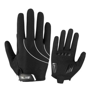 Gants de moto/motocross en cuir unisexes pour l'été, compatibles avec les écrans tactiles, extensibles, respirants, avec sangle de poignet réglable, antidérapants - Product Image 3