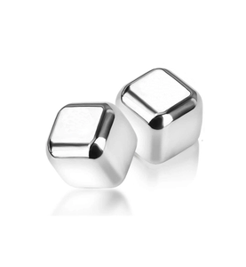 Gran Venta de cubitos de hielo de acero inoxidable, barra de whisky, suministros creativos, Bar, fiesta, cena, piedra escalofriante, cubitos de hielo de Metal - Product Image 2