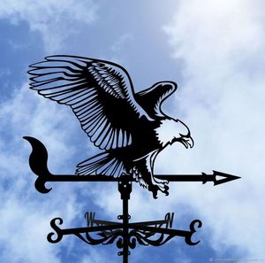 Girouette décorative en fer avec motif animal complexe idéal pour les granges sur les toits et la décoration de jardin de style vintage - Product Image 3