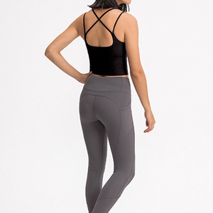 Sujetador de entrenamiento deportivo ajustable sin costuras para damas Ropa de ejercicio de entrenamiento de alto impacto Transpirable Gimnasio Yoga Top Fijo de talla grande - Product Image 4