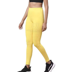 Leggings Sin Costuras de Buena Calidad para Mujer, Logotipo Personalizado, Leggings Sin Costuras para Mujer, Cintura Elástica Lisa, Precio Razonable - Product Image 4