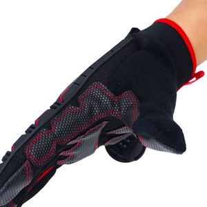 Gants tactiques en cuir Secure Knuckles Impact Safety Duty Heavy Hand Protective Breathable Comfortable 8 oz Thickness - Product Image 6