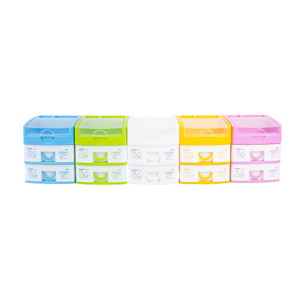 3-Layer Plastic Tabletop Organizer <b>Box</b> Dustproof Flip-Top Sorting Cosmetic Caddy <b>Mini</b> Plastic Medicine Cabinet with Drawers - Product Image 6
