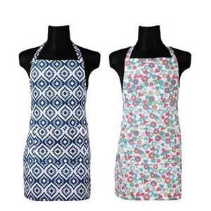 Offre Spéciale cuisine nettoyage pur coton matériel impression personnalisée cuisine tablier de cuisine ensemble - Product Image 6