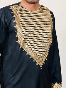 Dernier modèle de costume afghan brodé Ser 2 pièces robe traditionnelle ethnique Shalwar Kameez Afghani robe de mariage culturelle - Product Image 5