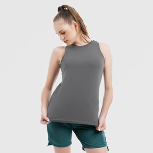 Débardeur d'entraînement personnalisé de vente chaude pour femmes coupe décontractée respirant évacuant la sueur débardeur de sport de gymnastique - Product Image 6