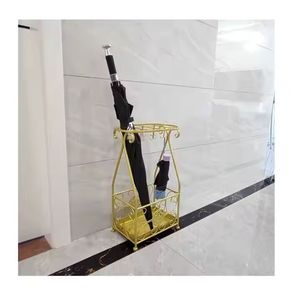 Porte-parapluie en métal enduit d'or moderne de haute qualité de conception populaire nouveau porte-parapluie pour accrocher fabriqué de haute qualité - Product Image 1