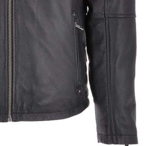 Chaqueta de Motero para Hombre, Estilo Clásico, Tela Suave, Ajuste Cómodo, Logotipo Personalizado Disponible, para Ropa Urbana, Viajes, Uso Diario e Informal - Product Image 5