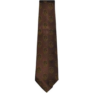 Iota Phi Theta <b>Brown</b> Crest Necktie Premium Greek Life Fraternity <b>Tie</b> for Formal Occasions and Ceremonies - Product Image 1