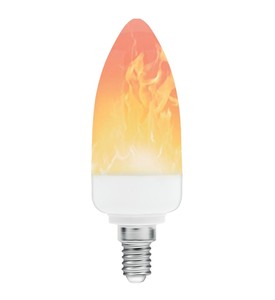 Bombilla LED tipo vela de 3W con efecto de llama realista (BBlite 121810) - Product Image 1