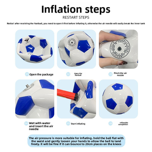 Ballon de football en PVC n° 5 pour la Coupe du monde, la Coupe d'Europe et la Coupe d'Amérique, entraînement, ballon épaissi, vente en gros d'usine - Product Image 2