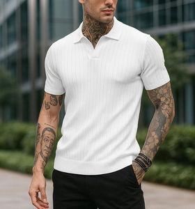 Camisa Polo Personalizada 2026 para Hombre, 50% Algodón/50% Poliéster, 220 GSM, Antiarrugas, Mejor Calidad, Cuello Johnny - Product Image 1
