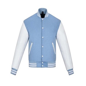 Écussons de broderie avec logo personnalisé Veste d'hiver Polaire Laine Letterman Bomber Varsity Jackets - Product Image 5