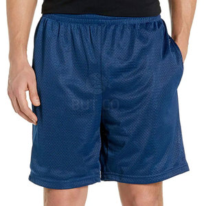 Short en maille taille moyenne pour hommes de haute qualité Slim Fitness Polyester Wear Custom Designed Solid Pattern Offre Spéciale High Street Style - Product Image 2