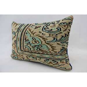 Tapis Kantha en laine beige de style bohème, 16x24 pouces, motif vintage tissé, antidérapant, écologique, amovible, lavable, 100% polyester - Product Image 3