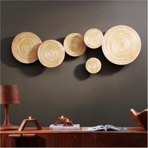 Wooden European Style Eco-Friendly Four-Tier Wall Hanging Storage <b>Rack</b> for Flower Pots-Beautiful Wall Art - Product Image 1