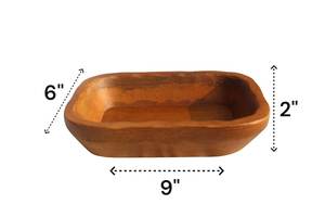 Bols en bois faits à la main Décoration de cuisine rustique - Product Image 3