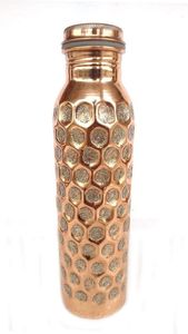 Elegante botella de agua inteligente de cobre para uso en el jardín de la casa de campo, habitación de invitados, dormitorio, sala de estar, oficina, etc. - Product Image 3