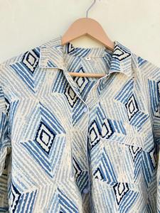 Cotton Pajama <b>Set</b> for Women Soft Nightwear Shirt and Pants <b>Set</b> Organic Cotton Loungewear Bridesmaid <b>PJ</b> Gift <b>Set</b> - Product Image 3