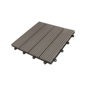 Offre Spéciale-Carrelage de terrasse en gros-Revêtement de sol en plastique composite carreaux extérieurs WPC platelage meilleur prix pour le marché USA/Royaume-Uni - Product Image 2