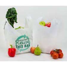 Bolsas de embalaje de camisetas de plástico PE/PLA no tejidas personalizadas de alta calidad Uso en supermercados para camisetas y otros artículos - Product Image 2